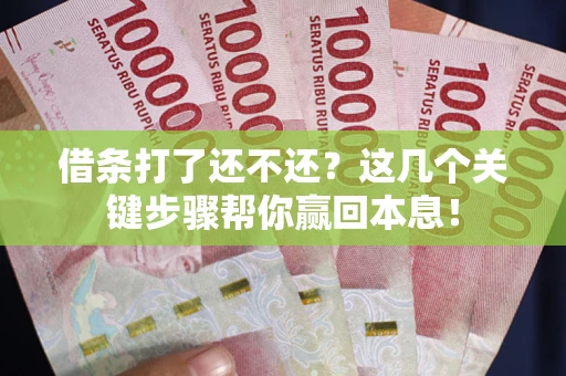 济南借条打了还不还？这几个关键步骤帮你赢回本息！