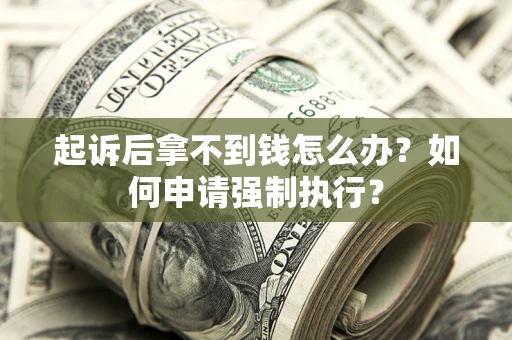 济南起诉后拿不到钱怎么办？如何申请强制执行？