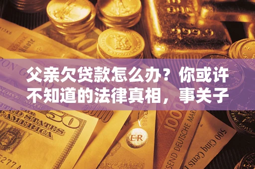 济南父亲欠贷款怎么办？你或许不知道的法律真相，事关子女未来