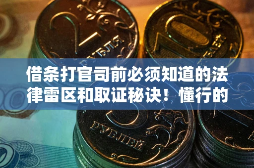 济南借条打官司前必须知道的法律雷区和取证秘诀！懂行的人已经留好这些证据