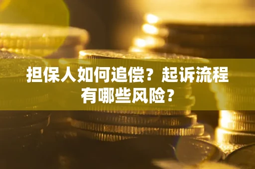 济南担保人如何追偿？起诉流程有哪些风险？