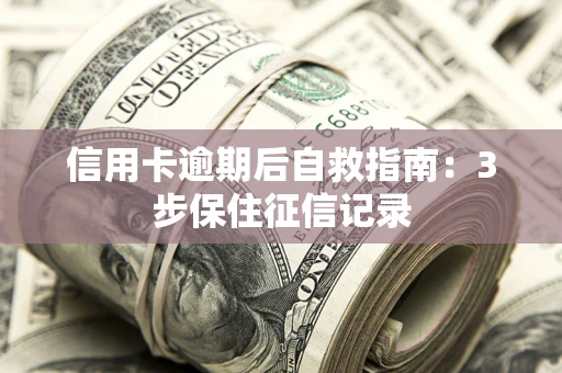 济南信用卡逾期后自救指南：3步保住征信记录