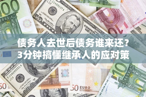 济南债务人去世后债务谁来还？3分钟搞懂继承人的应对策略