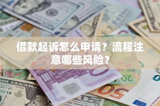 济南借款起诉怎么申请？流程注意哪些风险？